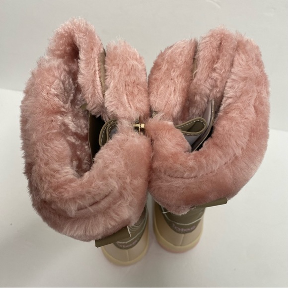 Girls Totes Shirley Pink Winter High Boots - Picture 10 of 16